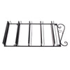 5 Tier Nail Polish Rack Organizer Wall Mounted Cosmetic Display Holder Black