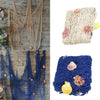 Nautical Fishing Net Seaside Wall Beach Party Sea Shells Home Garden Decor