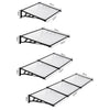 Outdoor Door Canopy Window Roof Fixed Awning Porch UV Water Rain Cover Shelter