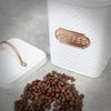 EHC Set of 3 Tea, Coffee and Sugar Kitchen Storage Containers Jars Set