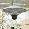Electric Halogen Infrared Heater Outdoor Indoor Ceiling Mounted w Remote Control