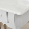 Wooden Dressing Table w/4 Mirror Stool Vanity Makeup Desk Stool Set White/Black