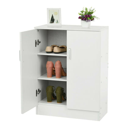 Modern White Sideboard Cabinet Cupboard Unit Storage Furniture 3 Shelf&2 Door K