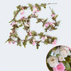 7ft Fake Silk Artificial Rose Garland Vine Hanging Wedding Party Home Decoration