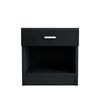 Black Bedside Table High Gloss Cabinet Chest Of Drawer Storage Bedroom Furniture