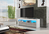 Reema II 130cm TV Stand Sideboard Matt Body & High Gloss Doors Cabinet Unit +LED