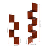 3/5 Tier Corner Shelf Floating Wall Shelves Storage Display Bookcase Home Decor
