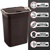65L Plastic Large Laundry Basket with Lid Washing Hamper Dirty Clothes Storage