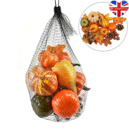 Artificial Pumpkin Harvest Autumn Fall Thanksgiving Wreath Banquet Home Decor