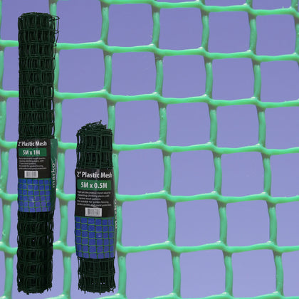 Green Plastic Mesh Garden Barrier Fence Square Planter Climbing Netting Safety