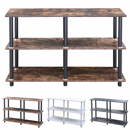 Hallway Console Table Side Table 3 Tier Storage Shelf Living Room Kitchen Stand