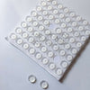 100Pcs Silicone Rubber Feet Anti-Slip & Collision Clear Self Adhesive Sticky Pad