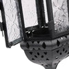 Moroccan Hanging Candle Lantern Retro Hollow Metal Glass Candle Holder Home Deco
