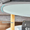 2 Tier Coffee Side Table Sofa End Modern Tea Desk Storage Shelf for Living Room