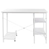 Modern Computer Desk Study Table Office Desk with 2 Shelves for Home Office UK