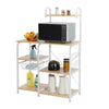Kitchen Bakers Rack Utility Microwave Oven Stand Storage Cart Home Workstation