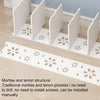 Wooden White Shoe Rack Storage Shelf Display Stand Organiser Unit 5/6/7/8 Tier