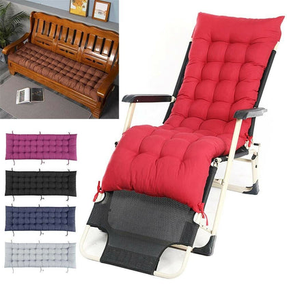 Sun Lounger Cushion Outdoor/Garden Patio Recliner Thick Padded Replacement Spare