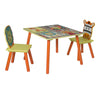 Kids Table Chair Set MDF Childrens Study Desk and Chairs Home Writing Reading