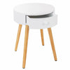 Bedside Table Cabinet Nightstand Bedroom Storage Furniture With Drawers MDF