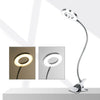LED USB Clip On Flexible Desk Lamp Dimmable Memory Bed Read Table Study Light UK