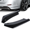 Carbon Fiber Accessories Rear Bumper Lip Diffuser Splitter Canard Protector 2pcs