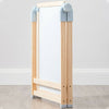 Kids Wooden 2 In 1 Blackboard & Whiteboard Childrens Easel Chalk Drawing Board