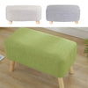 Linen Fabric Footstool Foot Rest Stool Pouffe Ottoman Seat Living Room Furniture