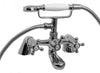 Traditional Victorian Bath Shower Mixer Tap with Handset Bathroom Taps