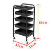 5 Layer Salon Hairdresser Barber Spa Beauty Storage Trolley Hair Roller Cart UK