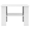 Coffee Table Chipboard Couch Side Table Living Room Table High Gloss White