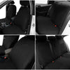 9PCS Black Car Seat Covers Protectors Universal Washable Pet Full Set Front Rear