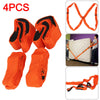 4× Moving Lifting Shoulder Hand Straps Carry Heavy Furniture Appliances Fridge