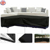 Waterproof Garden Rattan Corner Furniture Cover Outdoor Sofa Protect L Shape UK