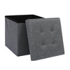 Ottoman Storage Seat Stool Trunk Toy Chest Bedding or Blanket Box Folding Bench