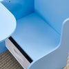 2 in 1 Children Chair Desk with Storage Bin Arts Craft Snack Toddler Kids Mysize