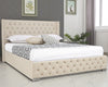 Ottoman Bed Small Double King Size Storage Gas Lift Up Velvet Bed Frame Bedroom