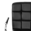 Cushioned Computer Office Desk Chair Chrome Legs Lift Swivel PU Leather Chair UK