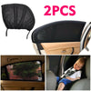 2 x Car Kids Sun Shade Shield Socks Rear Side Window Large Square Cover UV Mesh