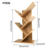 Wooden Desk Bookshelf Desktop Storage Organizer Display Rack Bookcase Shelf ~UK