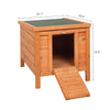 Dog Kennel Wooden Pet House Outdoor Waterproof Hutch Rabbits Ferrets Guinea Pigs