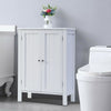Living Room Kitchen Storage Cupboard Wooden Cabinet 3 Shelves Bathroom Unit UK