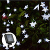 Solar Powered Fairy String LED Lights Waterproof Star Decor Party Garden Outdoor