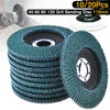 20 x Flap Discs 115mm 4'' Sanding 40 60 80 120 Grit Angle Grinding Wheels Discs