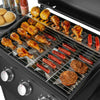 Heavy Duty Gas BBQ Grill Stainless Steel 4 Burner + 1 Side Outdoor Barbecue