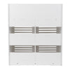 Bathroom Cabinet Double Door Wall Mounted Storage Unit Shelf Organizer Home UK
