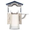 4 in 1 Kids Toddlers Children's Garden Slide Playpen Playhouse Cabin Table Set