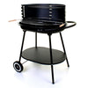 Charcoal Oval Black Trolley BBQ Outdoor Barbecue Garden Patio Cooking Grill NEW