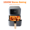 6L Air Fryer Cooker Oven LED Touch Low Fat Healthy Oil free Kitchen Fry Cooker