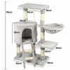Pet Cat Kitten Tree Climbing Tower Activity Centre Scratcher Scratching Post Bed